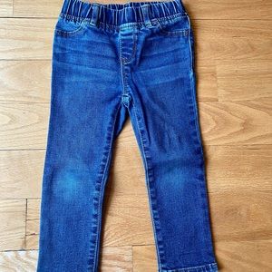 Baby Gap stretch jean leggings (size 3T)